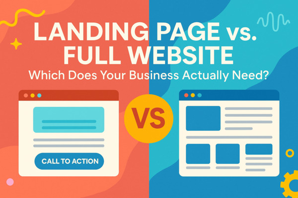 Landing Page vs Full Website